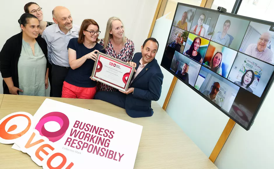 Veolia receives the Business Working Responsibly Mark